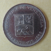 Venezuela - 50 centimos 1965