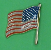 Vlajka - USA vlnitá malá