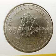 East Caribbean States - 25 cents 2000