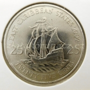 East Caribbean States - 25 cents 2002