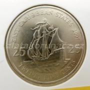East Caribbean States - 25 cents 2007