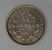 Indie - Britská - 1/4 rupee 1840