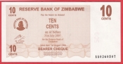 Zimbabwe - 10 Cents 2006