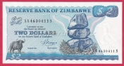 Zimbabwe - 2 Dollars 1983