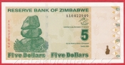 Zimbabwe - 5 Dollars 2009
