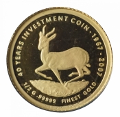 Zlatá mince Malawi - 20 Kwacha 2007 - 40 let investičních mincí
