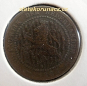 Holandsko - 1cent 1884