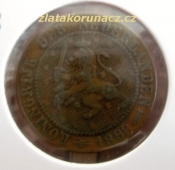 Holandsko - 2 1/2 cent 1898