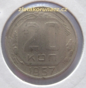 Rusko - 20 kopějka 1957