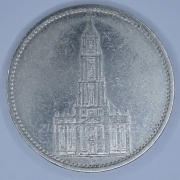 5 marka-1934 D -kostel