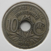 Francie - 10 centimes 1922