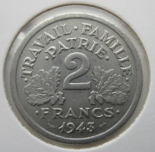 Francie - 2 francs 1943