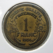 Francie - 1 franc 1936