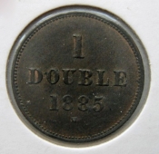 Guernesey - 1 double 1885 H