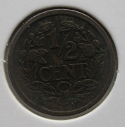 Holandsko - 1/2 cent 1916