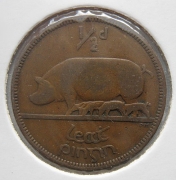 Irsko - 1/2 penny 1942