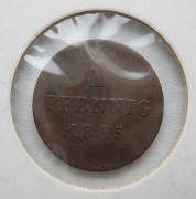 Německo - 1 pfennig 1855