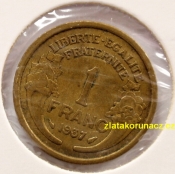 Francie - 1 franc 1937