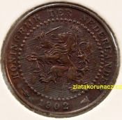 Holandsko - 1cent 1902