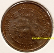 Holandsko - 1cent 1905