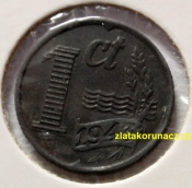 Holandsko - 1cent 1943