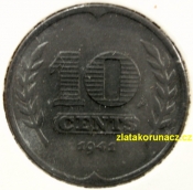 Holandsko - 10 cents 1941