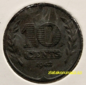 Holandsko - 10 cents 1942