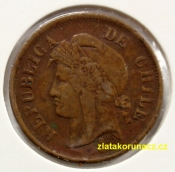 Chile - 2 centavos 1883