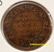 Indie-Britská - 1/4 anna 1889