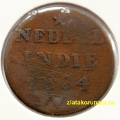 Indie - Holandská východní (Sumatra) - 2 cent 1834 V