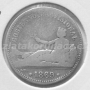 Španělsko - 1 peseta 1869 SN-M