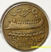 Libanon - 5 piastres 1940