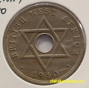 Afrika - Britská západní - 1 penny 1940