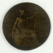 Anglie - 1/2 penny 1900