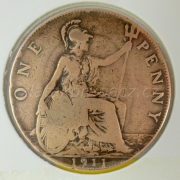 Anglie - 1 penny 1911