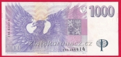 Česká republika - 1000 korun 1996 E 84 zajímavé číslo