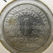 Francie - 1 franc 1942