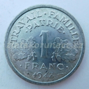 Francie - 1 franc 1943