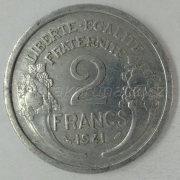 Francie - 2 francs 1941 hliník