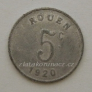 Francie - 5 centimes 1920