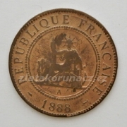 Francouzská Indočína - 1 cent 1888 A