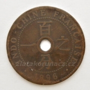 Francouzská Indočína - 1 cent 1896 A