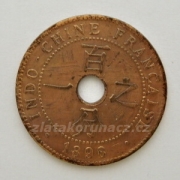 Francouzská Indočína 1 cent 1898 A