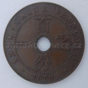 Francouzská Indočína - 1 cent 1939 A