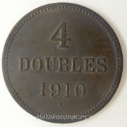 Guernesey - 4 doubles 1910