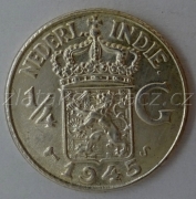 Holandsko - Indie - 1/4 gulden 1945 S