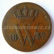 Holandsko - 1 cent 1837