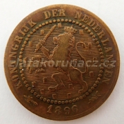 Holandsko - 1 cent 1896