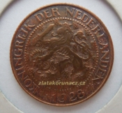 Holandsko - 1 cent 1928