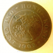 Hong-Kong - 1 cent 1902